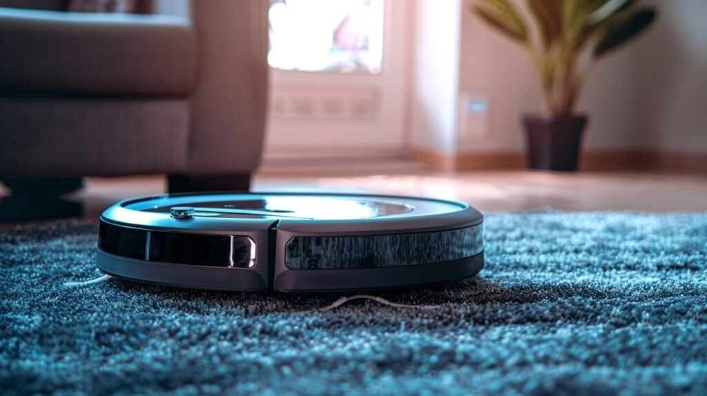 Robotic vacuum cleaners can be scheduled or started from anywhere. They keep a home clean without manual effort.